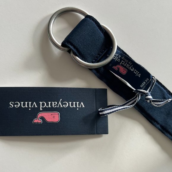 VINEYARD VINES Belt NWT "Sportfisher" D Ring Size XS - Picture 4 of 5